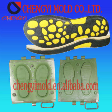 2014 lastest popular double color injection phylon shoes mould for sandal sole