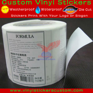 Custom barcode label