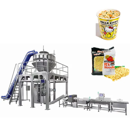 Automatic Weighing Stick Noodle and Fresh Wet Noodles Packaging Machine System