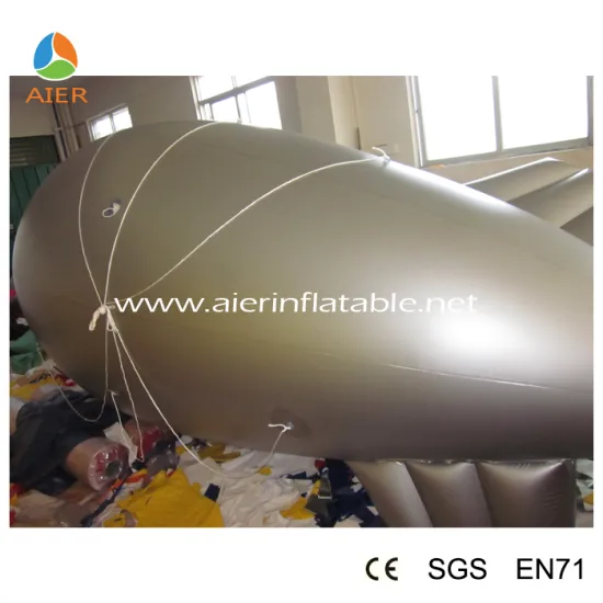 Cheap 11.5ft - 23ft Long airship advertising balloon / hydrogen balloon with 5 different color