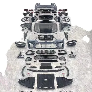 BMW X6 E71 2008-2014 to G06 X6M 2019-2022 Upgrade Accessories: Bumpers, Hood, Fenders, Lamps, Eyebrows
