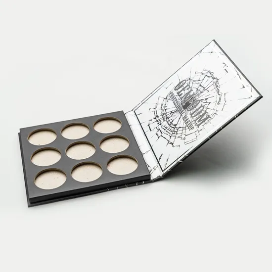 Private Logo Glitter Single Eyeshadow Palette Package Box