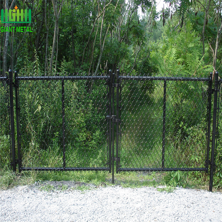 PVC Coated Used Chain Link Fence Gates