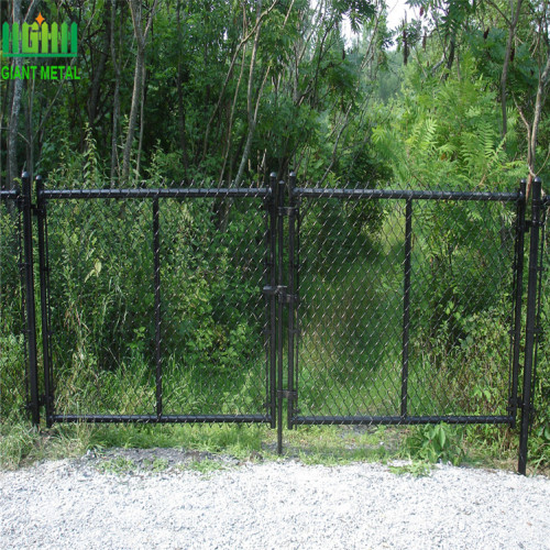 PVC Coated Digunakan Chain Link Fence Gates