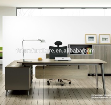 2016 Philippines Market Melamine Panel Aluminium Leg Designer Desk