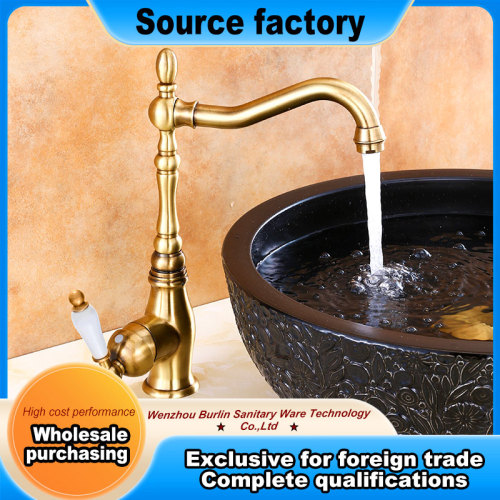 Modern 35mm Single Lever Faucet in Zinc Alloy