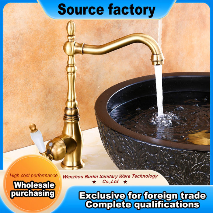 Modern 35mm Single Lever Faucet in Zinc Alloy