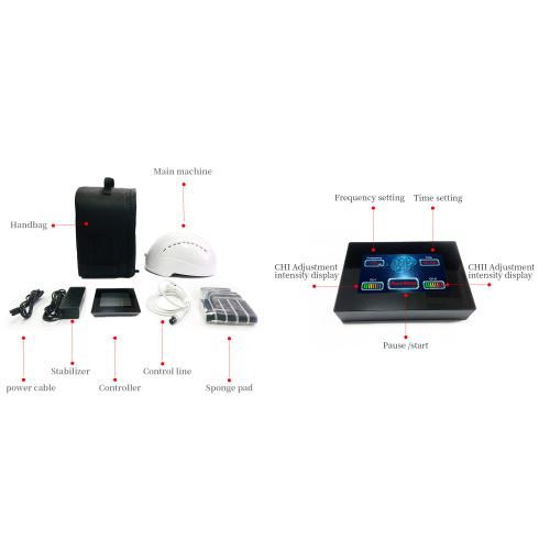 Suyzeko 810nm Infrared Photobiomodulation Helmet Neuro Therapy Transcranial Photobiomodulation Machine