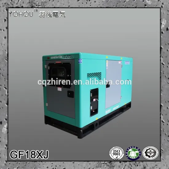 Chinese 230v 400v 50hz OHV AC 3 phase electric start water cooled diesel silent generator 15kw