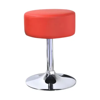Modern height fixed swivel small round PU JR-6200 bar stools
