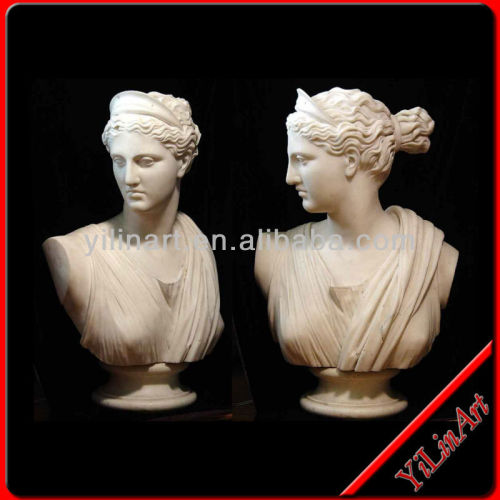 Home Decoration Lady Bust Statue Resinic Craft YL-T117