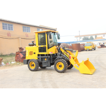 Small front loader tractor with diesel motor