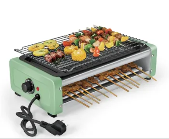 Easy-to-Use 1700W Korean BBQ Grill for Indoor Cooking at 220V
