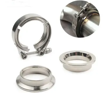 304 Stainless Steel V Band Clamps for Exhaust Pipe