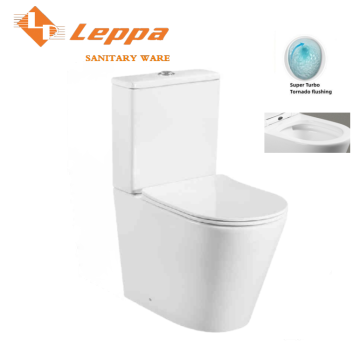 Tornado Super Vortex Quiet Flushing Two-Piece Toilet Bowl
