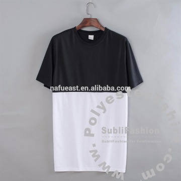 t shirt 2 color sublimation blank no minimum quantity. new item fashion men
