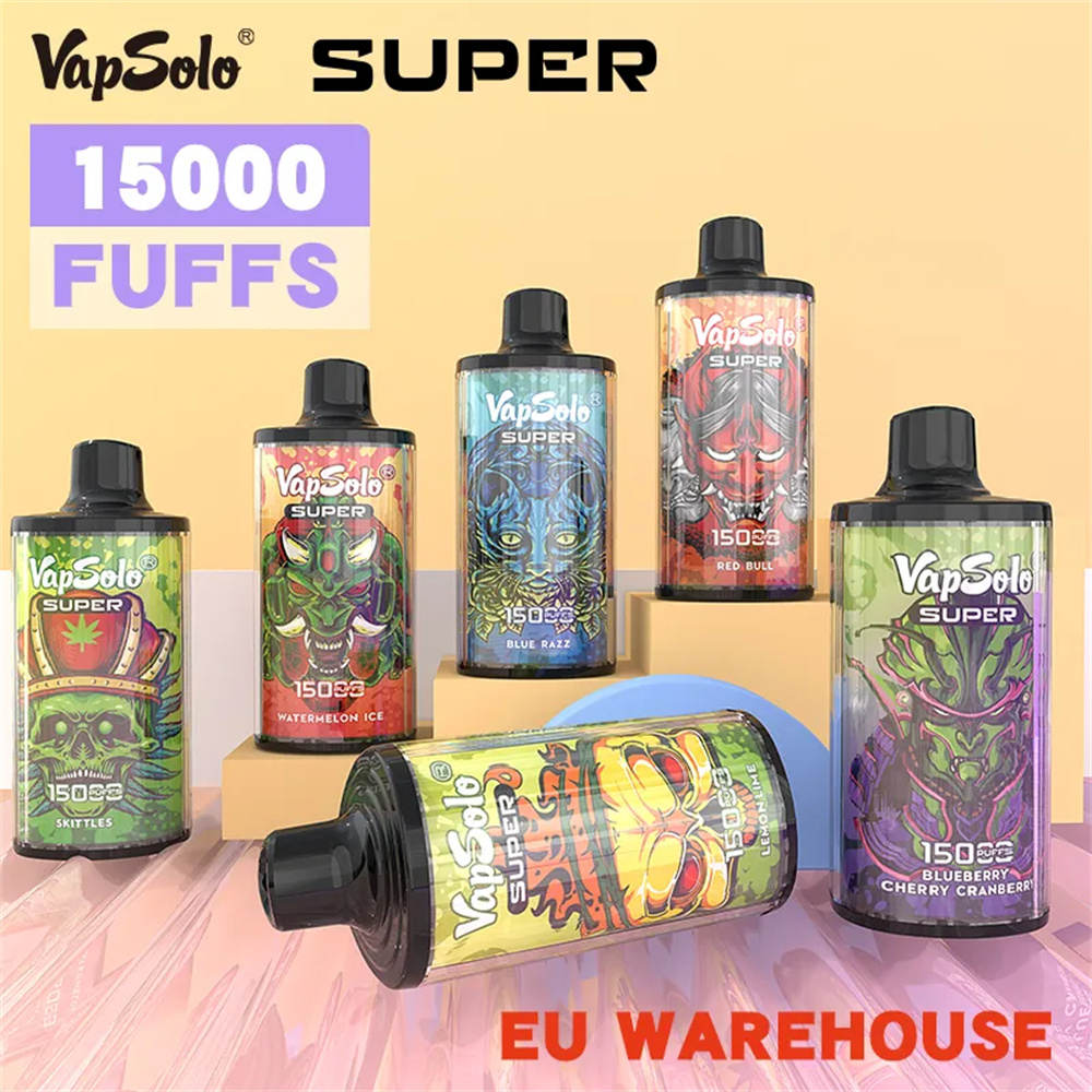 VAPSOLO SUPER 15000 PUFFS PUFFS DISPOSIXÍVEL VAPE Polônia