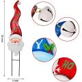 2 Pack Christmas Metal Stakes med Tinkle Bell