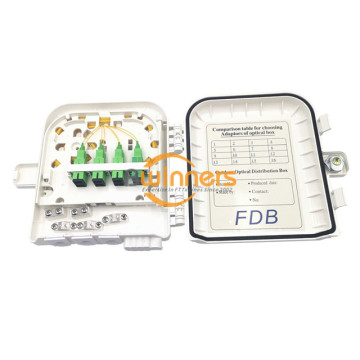 8 Cores Fiber Splitter Distribution Box