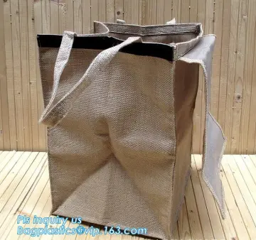 Laundry Basket Cotton Jute Handles storage basket, jute jeans folding laundry basket, Jute Laundry Basket/Storage Jute Basket Fo