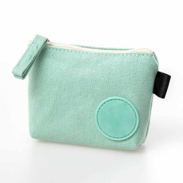 promotional men and women nylon coin money bag key purse in guangzhou manufacturer