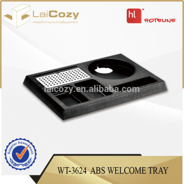 Hotel used ABS welcome tray /welcome tray set/ kettle tray in hotel room