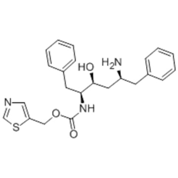(2S, 3S, 5S) -5-अमीनो-2- (N - (5-thiazolyl) -methoxycarbonyl) अमीनो) -1,6-डिपेनहिल-3-हाइड्रॉक्सीहेक्स कैस 144164-11-4