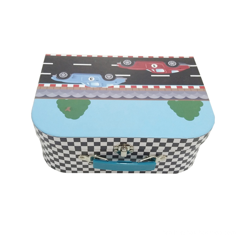 New Design Print Cardboard Car Cover Suitcase Box