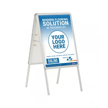 Aluminum Single Sided Poster Stand - Cheap Public Display Holder for Advertising