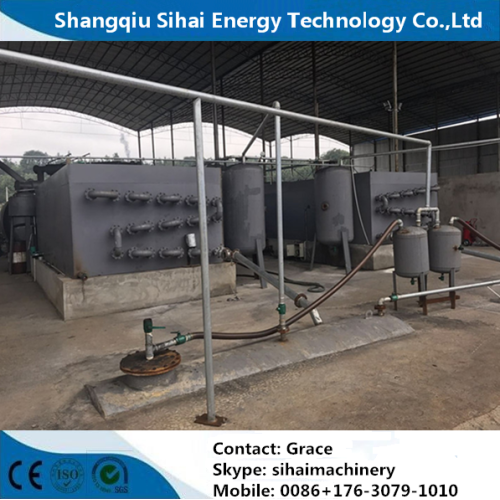 Refine Waste Tire Into Oil Pyrolysis Plant