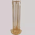 Coffee capsule holder bird cage gold style