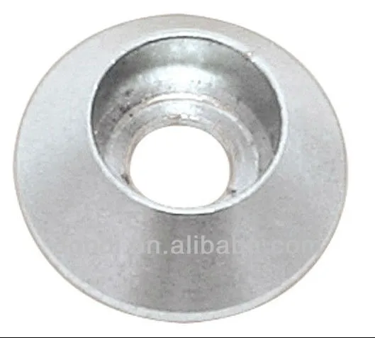 custom aluminum dome washers