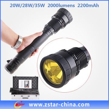 2200mAh Battery 2000lm Lemens Rechargeable LED Powerful Torch (ZSHT0006)