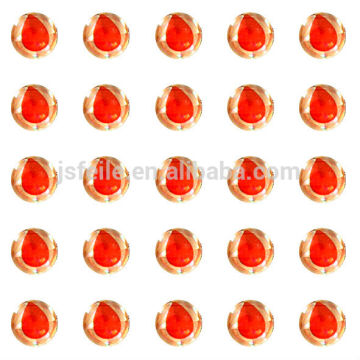 Yellow round 3D fishing lure eyes