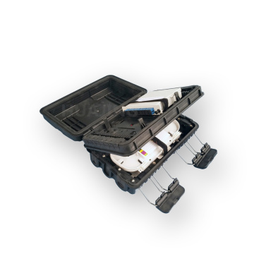 High Quality Horizontal Waterproof ABS 1x8 1x16 Optical Fiber Joint Box GJS(06)C