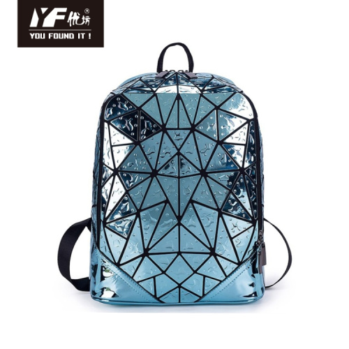 Bags Laptop Geometric fabric water drop PU leather laptop bag Manufactory