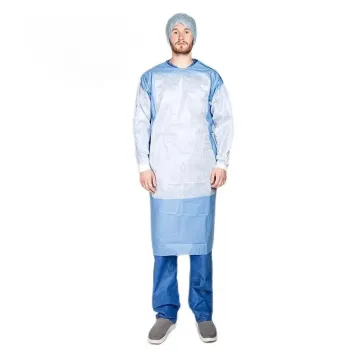 Sterile Surgical Gowns with Reinforced Design and Hand Towel Access