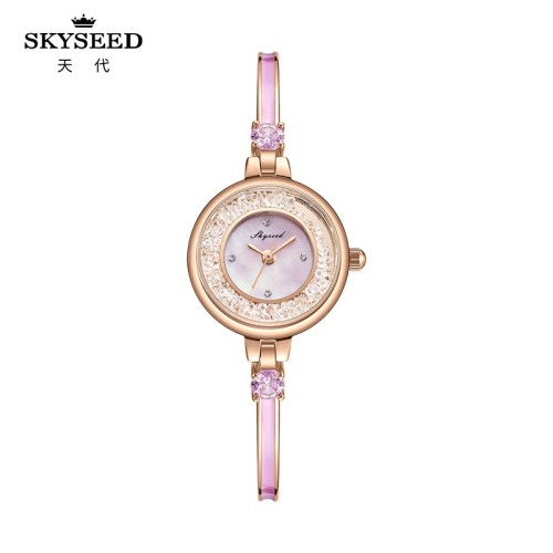 Reloj de señora impermeable SKYSEED Trendy Diamond Watch
