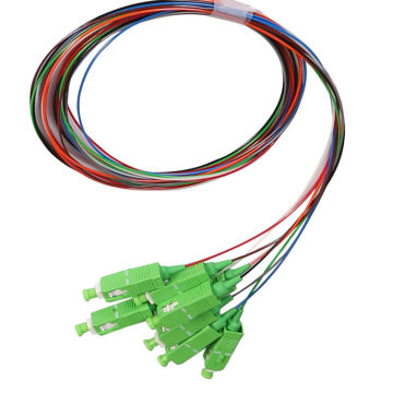 Cordon de patch à fibre optique de fibre de cochon de fibre SM / APC SM SM / APC
