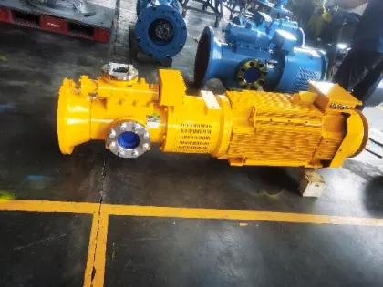 Three screw pumps for pure medium