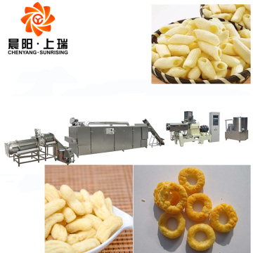 Extrusion puffed corn snack making machine