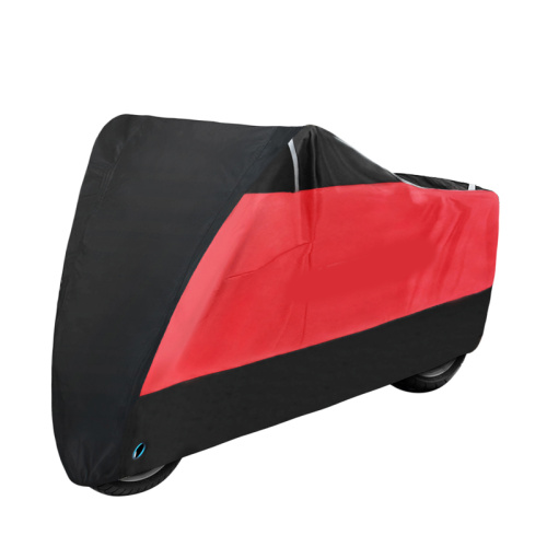 Custom made cool red motorcycle protective cover