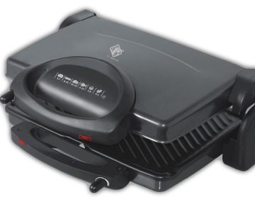 Healthy Grill: 180 Degree Opening Contact Grill