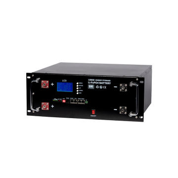 Lifepo4 Storage Batteries: 6000 Cycle Life 24v100ah/48v200ah Rack-Mounted Lithium Ion Battery for Solar Systems