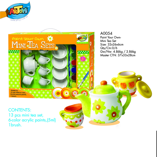 mini tea set cup paint diy wholesale craft supplies