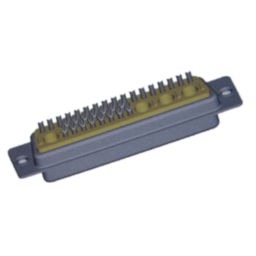 36W4 Female Coaxial Power D-Sub Connector Solder Cup