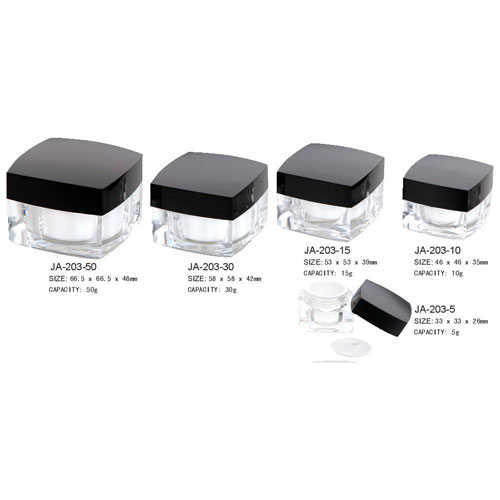 Square Cosmetic Acrylic Jar