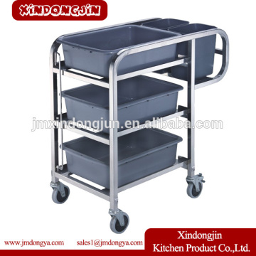 RTD-5B stainless steel restaurant cleaning trolley
