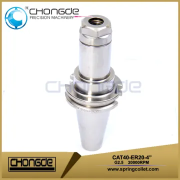 CAT40-ER20-4" Collet Chuck CNC Machine Tool Holder