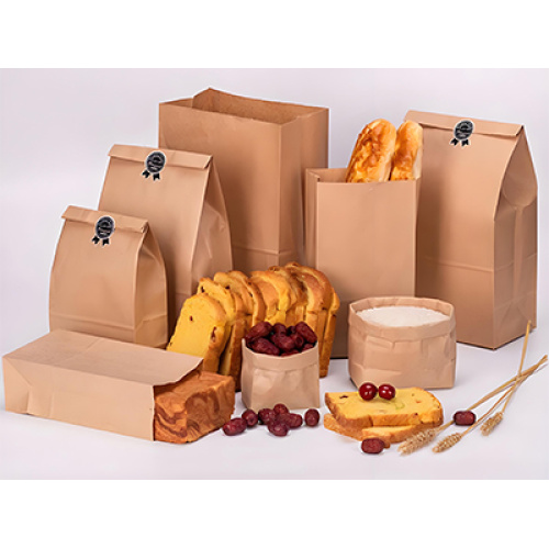 Bolsas de papel resistentes a la grasa sin plástico para alimentos